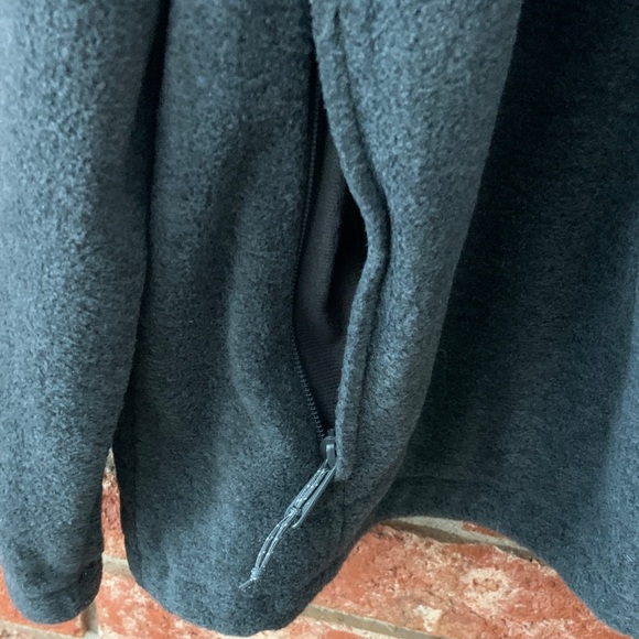 Columbia Men's Charcoal Gray Zip-Up Fleece Jacket - Picture 4 of 7